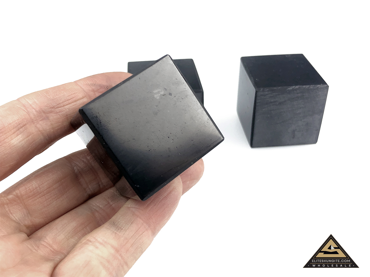Cube 3 cm by eliteshungite.com