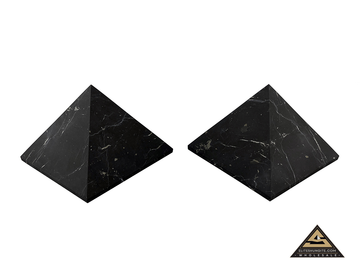 Pyramid 7 x 7 cm n/polished by eliteshungite.com