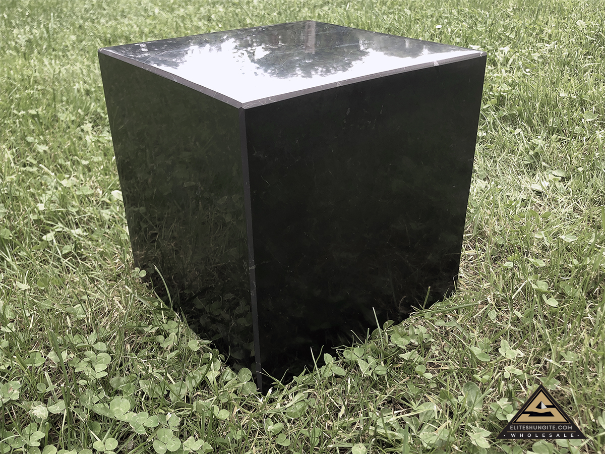 Cube  20 cm by eliteshungite.com