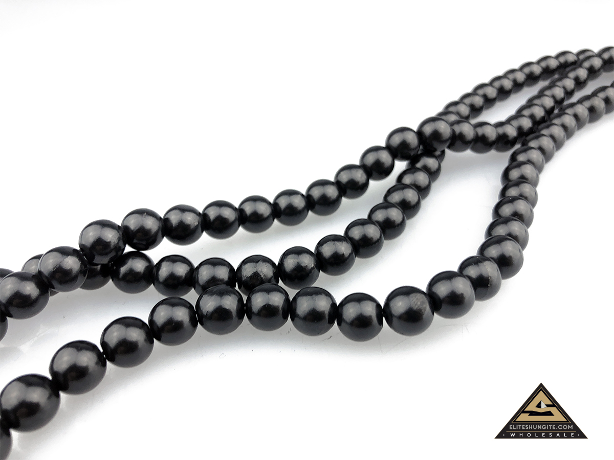 Beads line 10 mm (38 cm | 40 beads) by eliteshungite.com