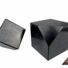 Cube 10 cm cut base by eliteshungite.com