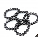 Bracelet round bead 12 mm on rubber band by eliteshungite.com