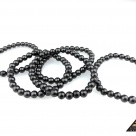 Bracelet round bead 6 mm on rubber band by eliteshungite.com